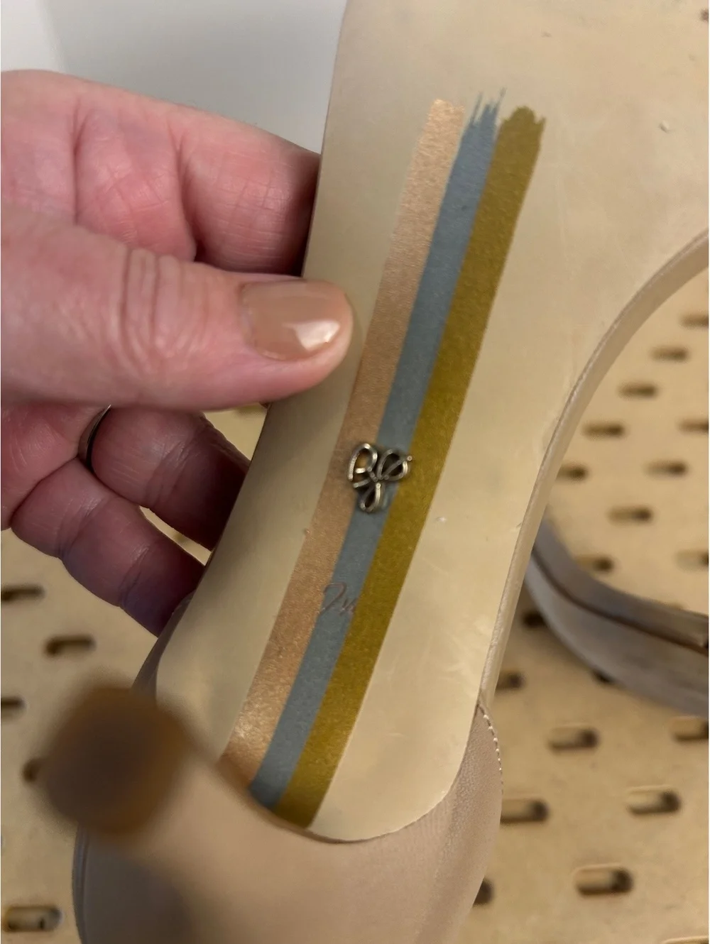 Sam Edelman Beige Leather Ankle Strap Sandals Size 7.5 US / 37.5 EUR
